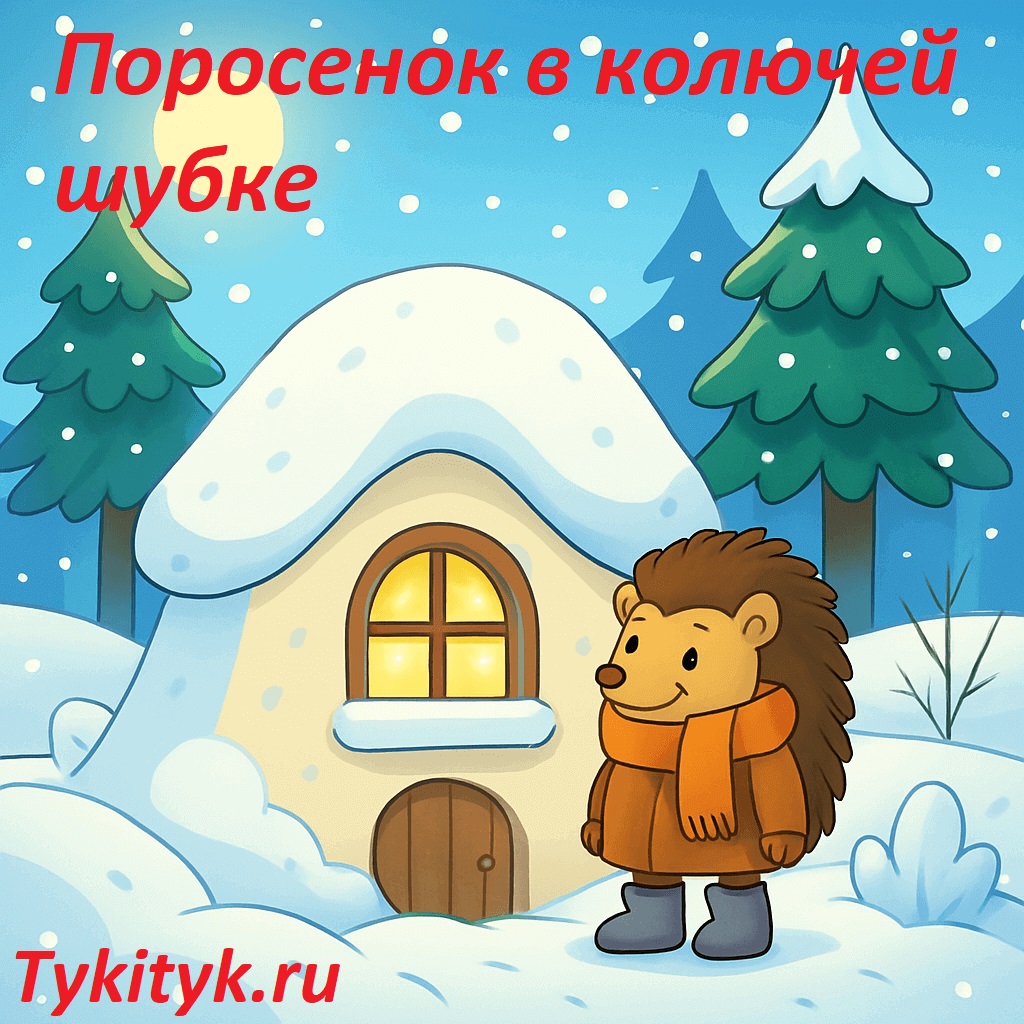 Картинка к сказке Поросенок в колючей шубке Козлов С.Г.