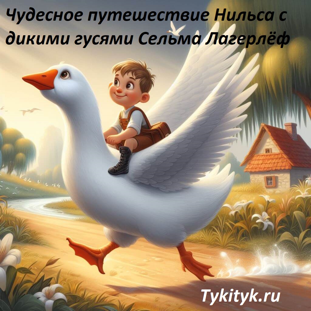 Сказка Чудесное путешествие Нильса с дикими гусями 🦢Сельма Лагерлёф