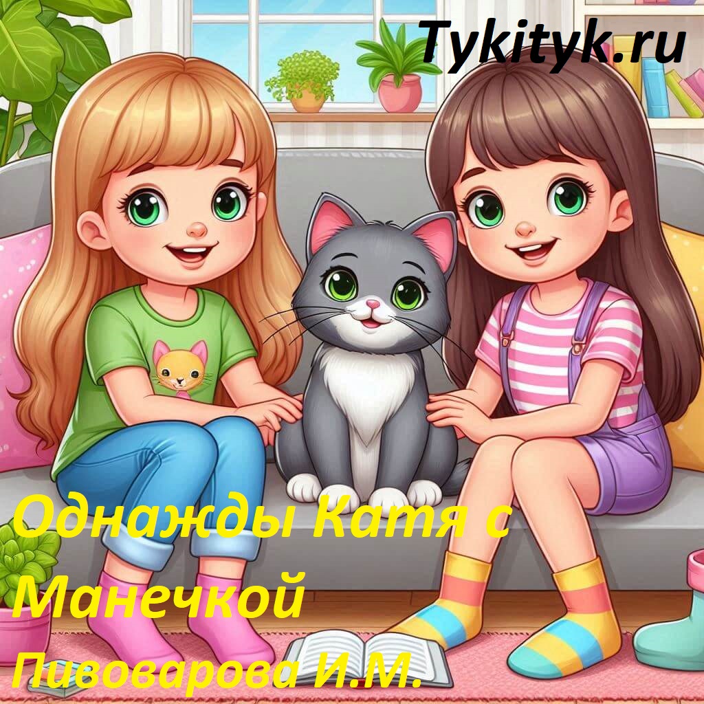 Читаем сказку Однажды Катя с Манечкой 👩🏼‍🤝‍👩🏻 Пивоварова И.М.