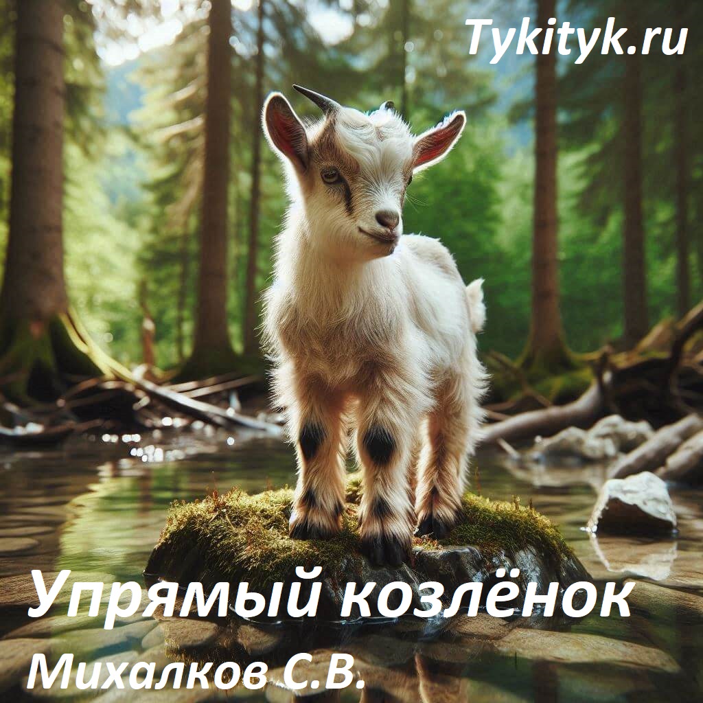 Картинка к сказке Упрямый козлёнок Михалков С.В.