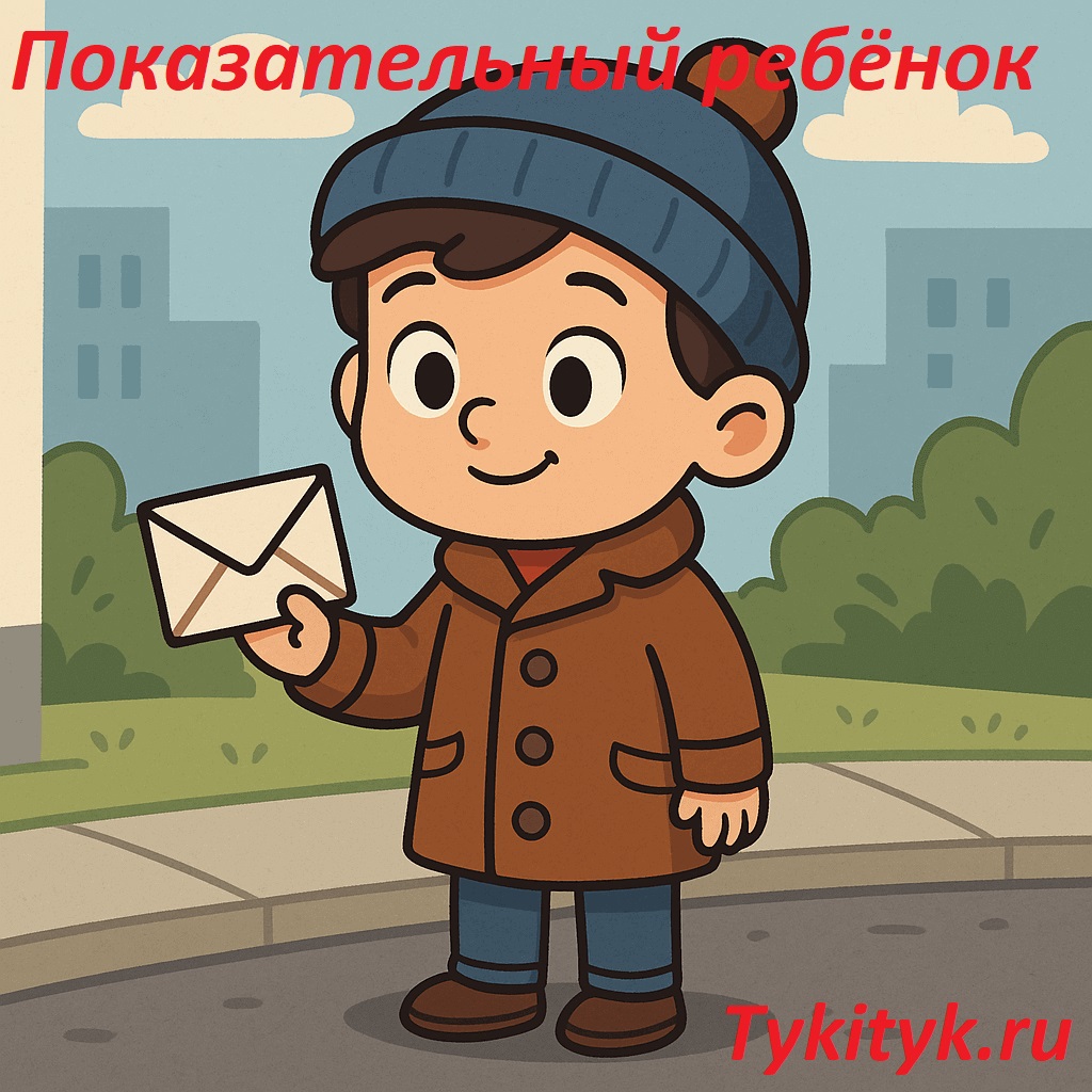 Картинка к рассказу Показательный ребёнок Зощенко М.М.