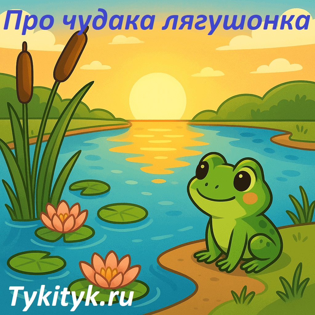 Картинка к сказке Про чудака лягушонка Цыферов Г.М.