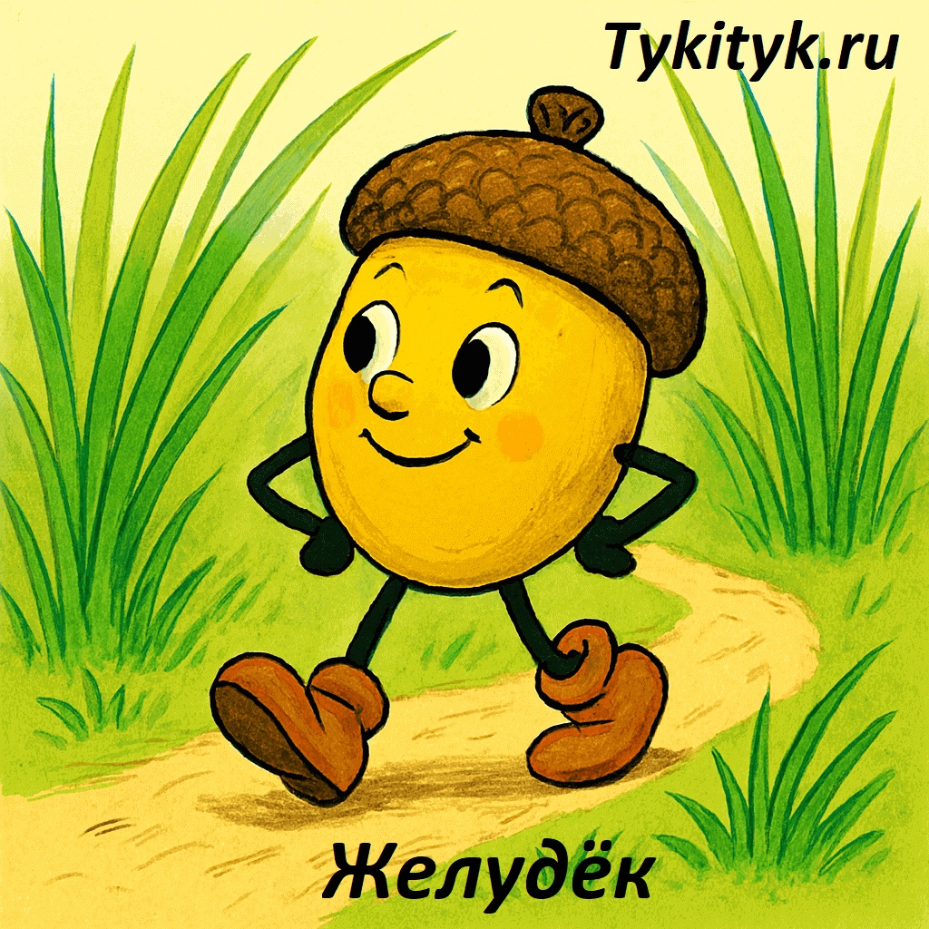 Картинка к сказке Желудёк Старасте Маргарита