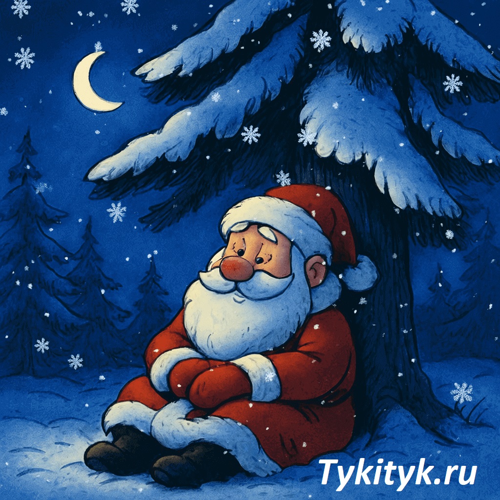 Картинка к сказке Стародавняя новогодняя история Абрамцева Н.К.
