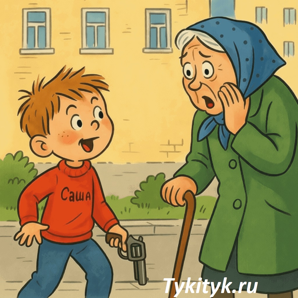 Картинка к рассказу «Саша» Автор — Н. Н. Носов.