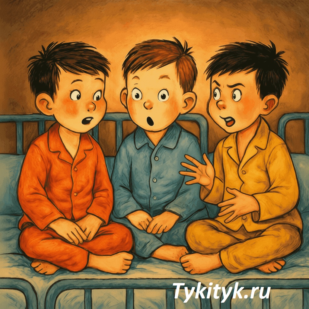 Картинка к рассказу «Тук‑тук‑тук» Автор — Н. Н. Носов.