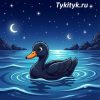 Картинка к сказке «Чёрная уточка». Карельская народная.