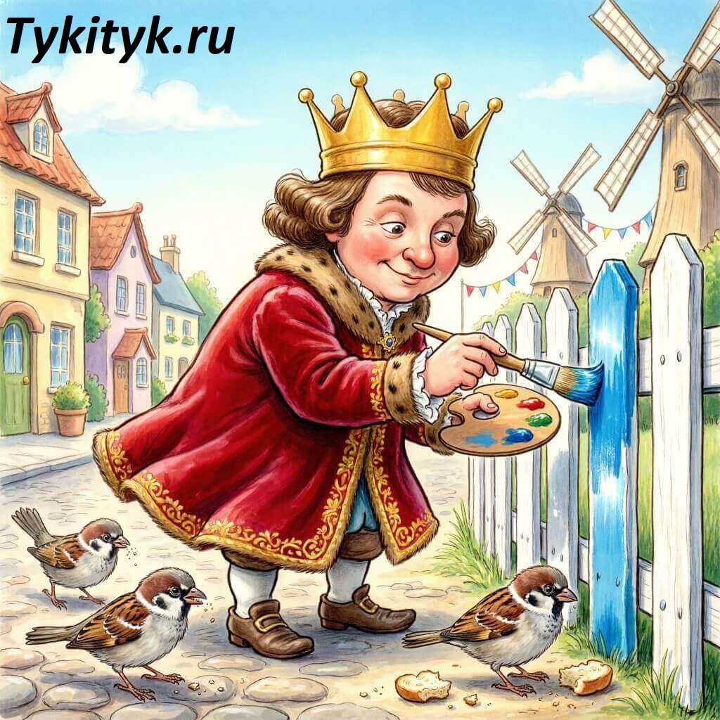 Картинка к сказке «Что хочу, то и делаю». Автор — Дональд Биссет.