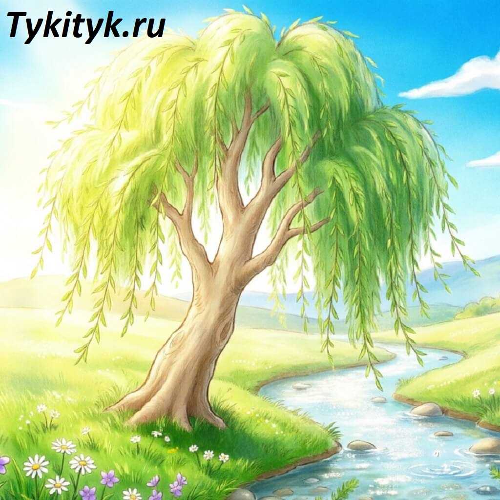 Картинка к сказке «Почему деревья не ходят». Автор — Заходер Б. В.
