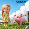 Картинка к рассказу «Как поросёнок говорить научился». Пантелеев Леонид.